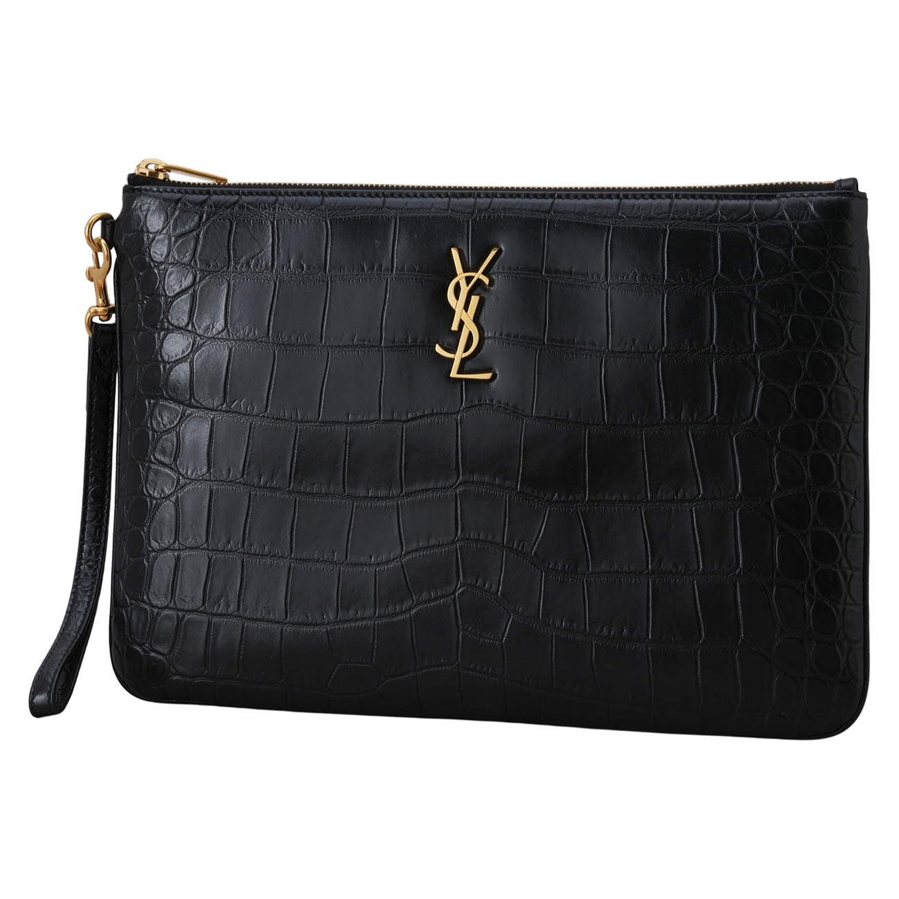 YVES SAINT LAURENT(USED)생로랑 558070 모노그램 와니 패턴 클러치